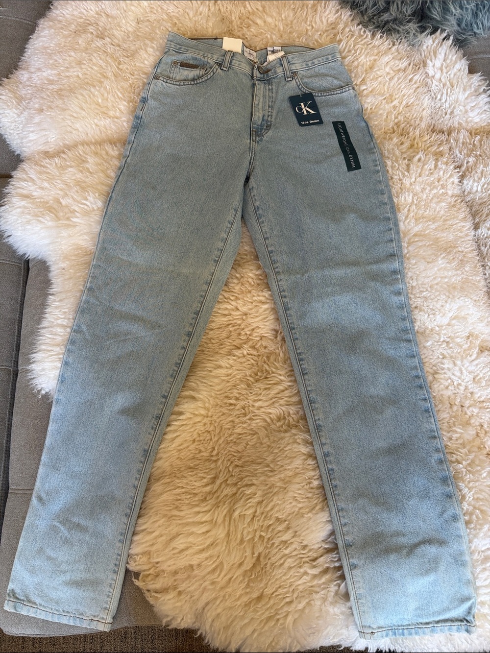 VTG 90s Calvin Klein Jeans NEW NWT deadstock enzyme stonewash Women's Size 8